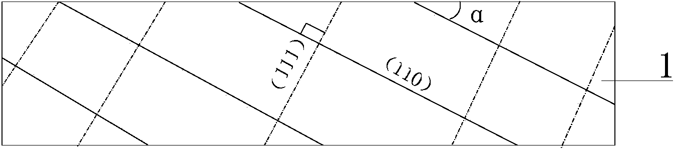 Method for manufacturing triangular groove echelon gratings with 90-degree vertex angles