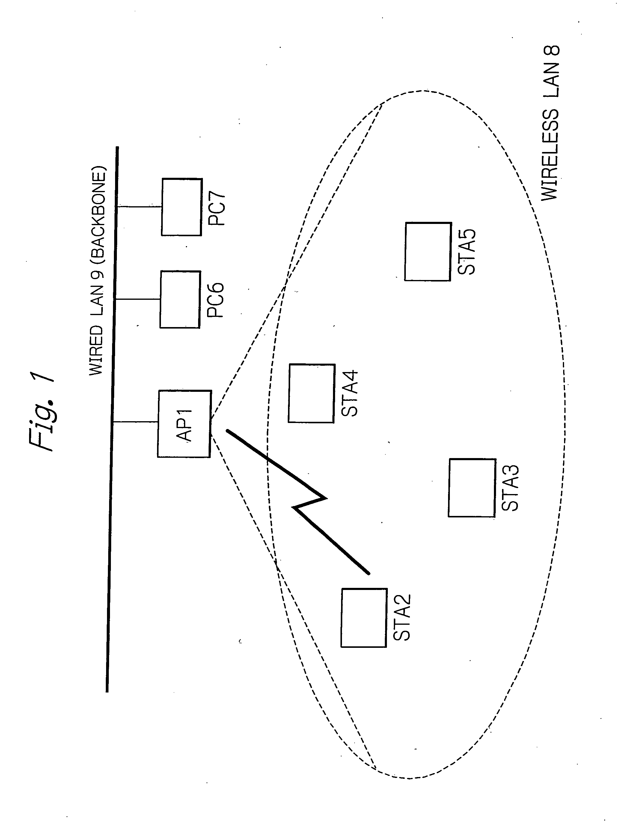 Method of controlling quality of service for a wireless LAN base station apparatus