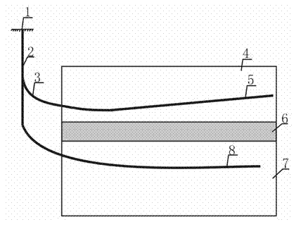 Permeability improvement technology for coal bed gas reservoir cap by using three-dimensional fracture network modification