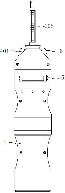 Medical otology operation examination instrument with ear hair cleaning function