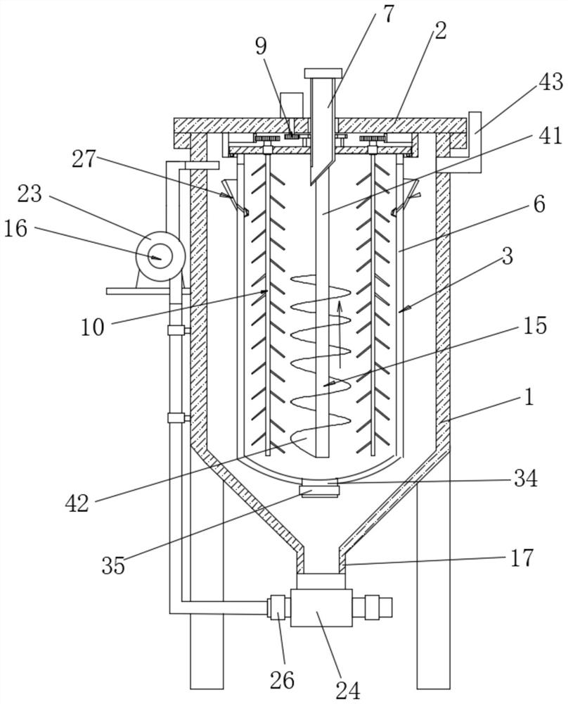 Decoction and stirring equipment for traditional Chinese medicine preparation for treating hepatic fibrosis