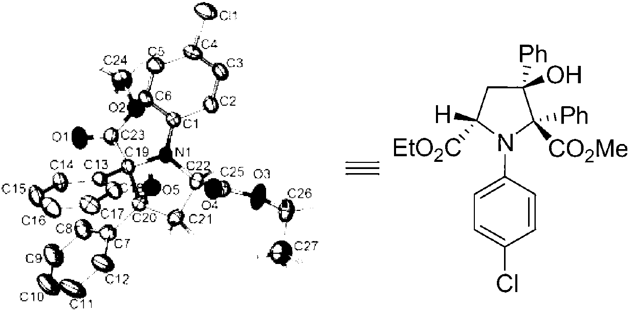 Synthetic method for 3-hydroxyl multi-substituted tetrahydropyrrole derivative