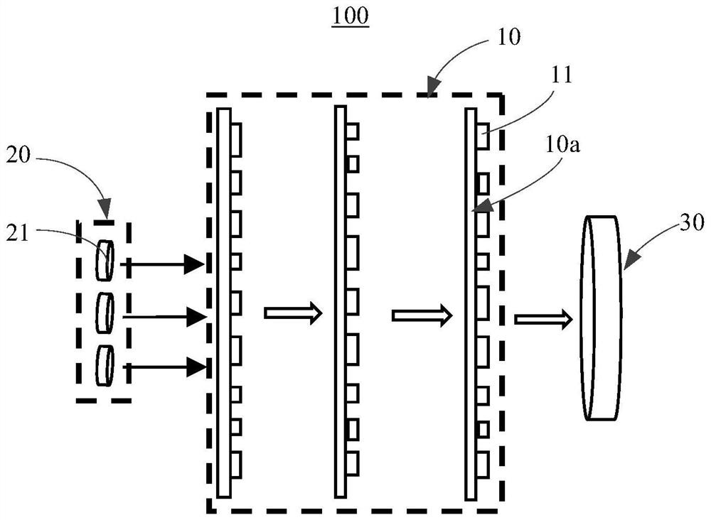 Mode division multiplexer, mode division multiplexing system, demultiplexing system and communication system