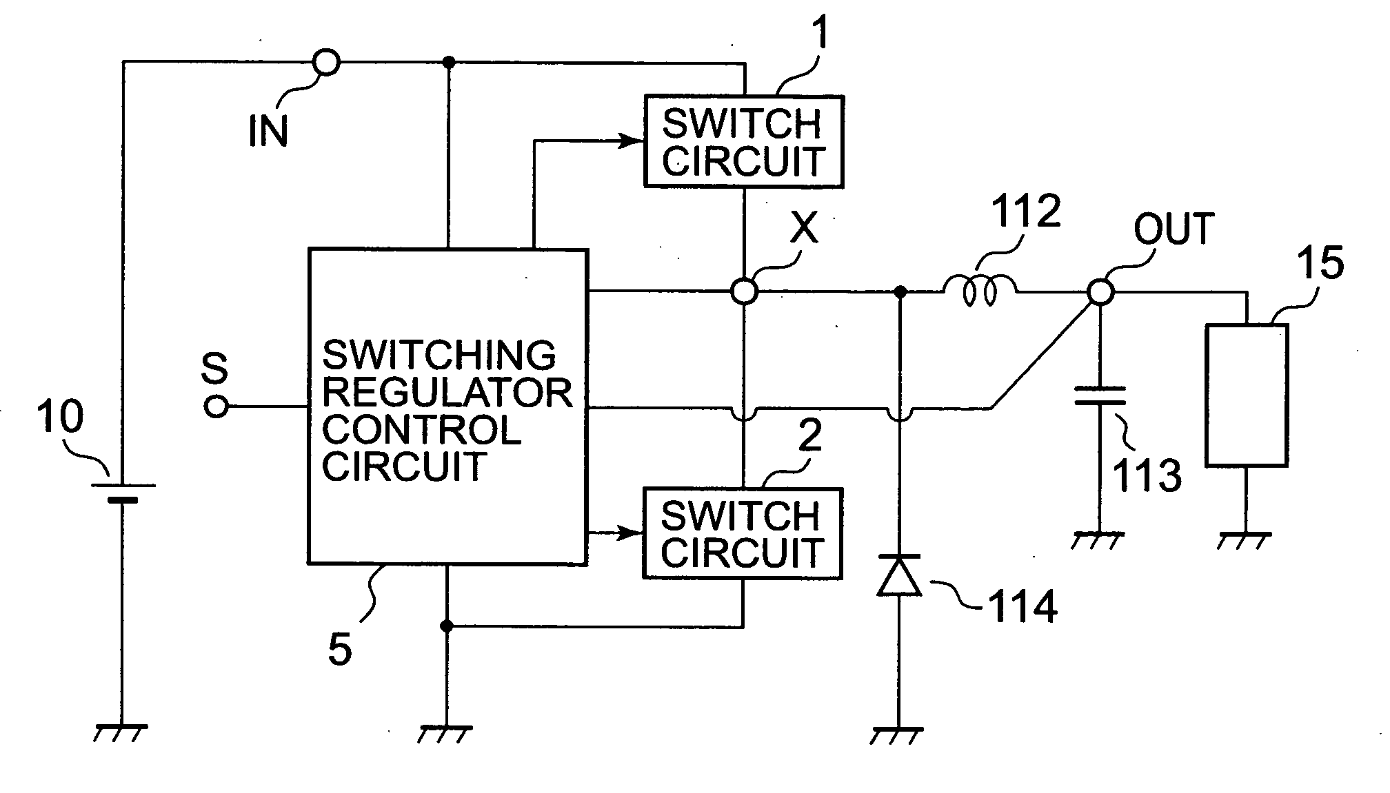 Switching regulator circuit