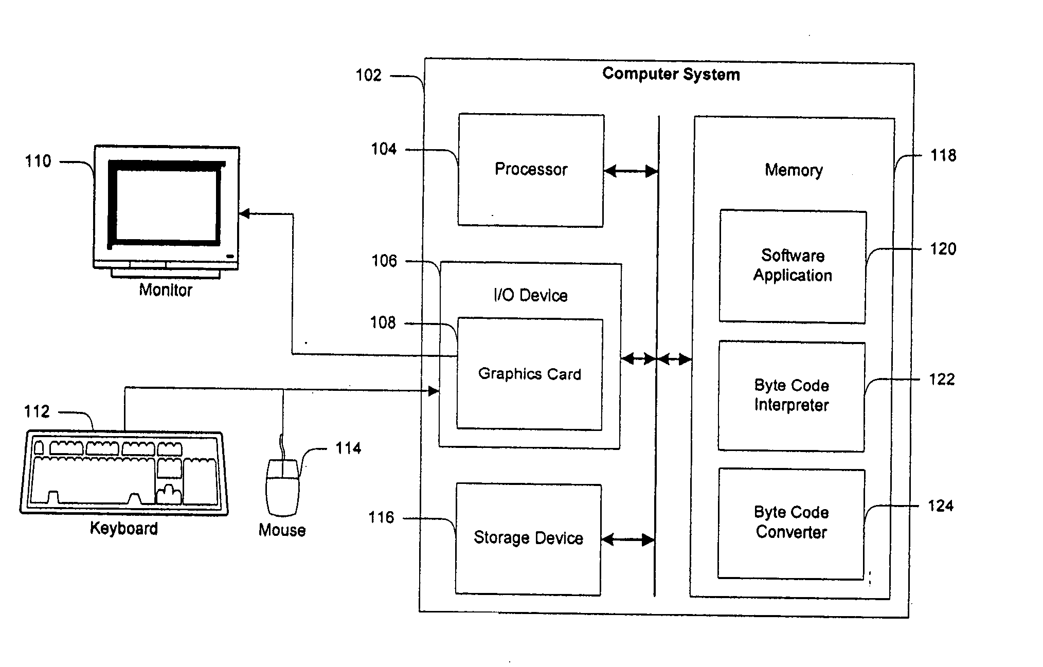 System and method for creating target byte code