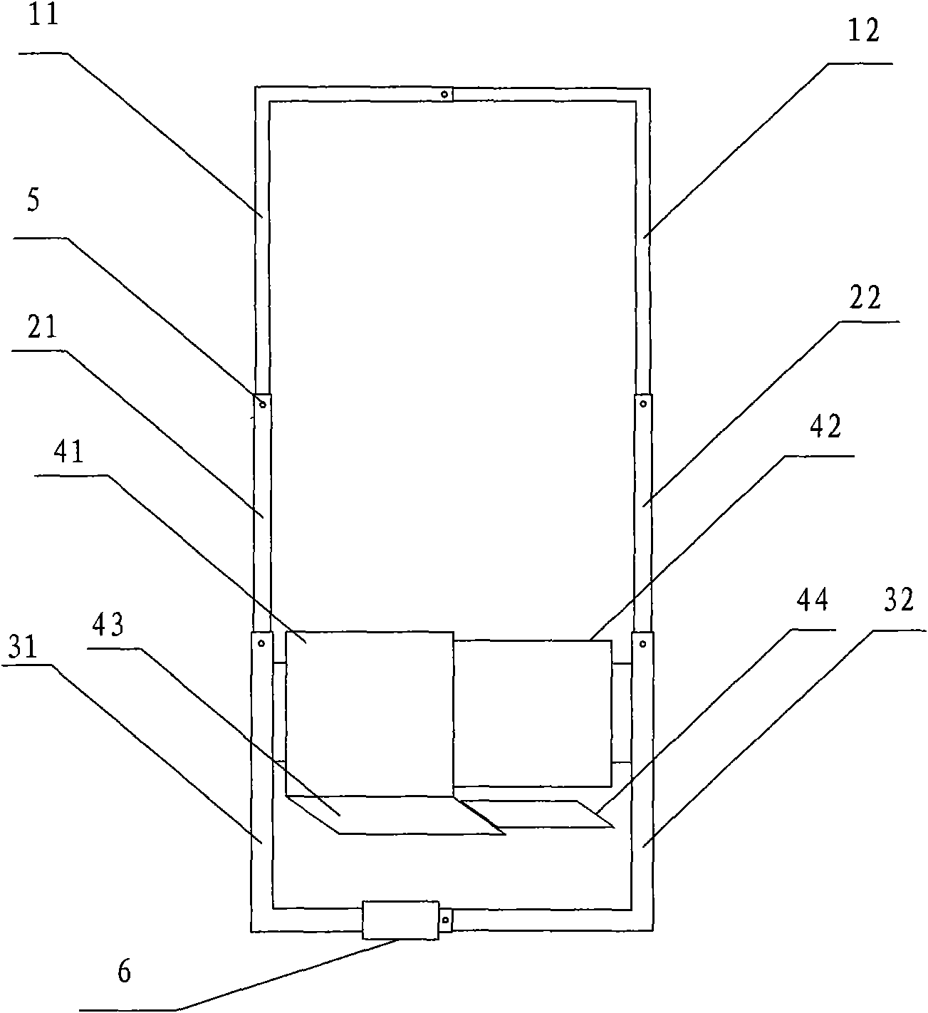 Portable shopping trolley