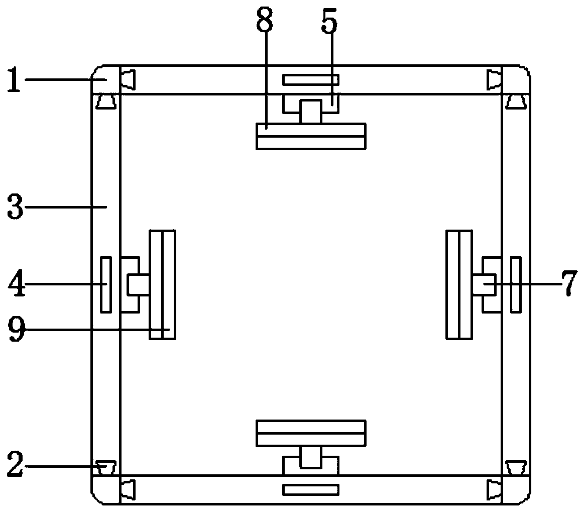 Shock insulation support mounting and positioning rack