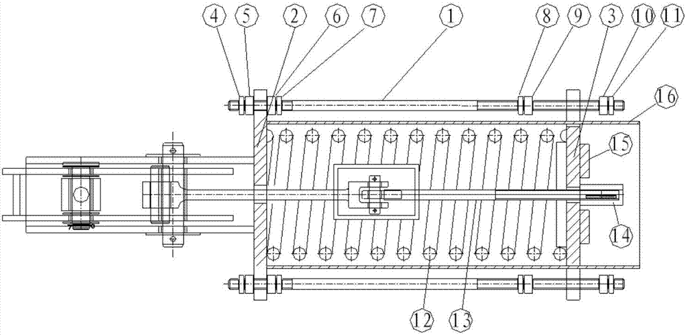 Load locking and adjusting improved constant force spring support hanging bracket