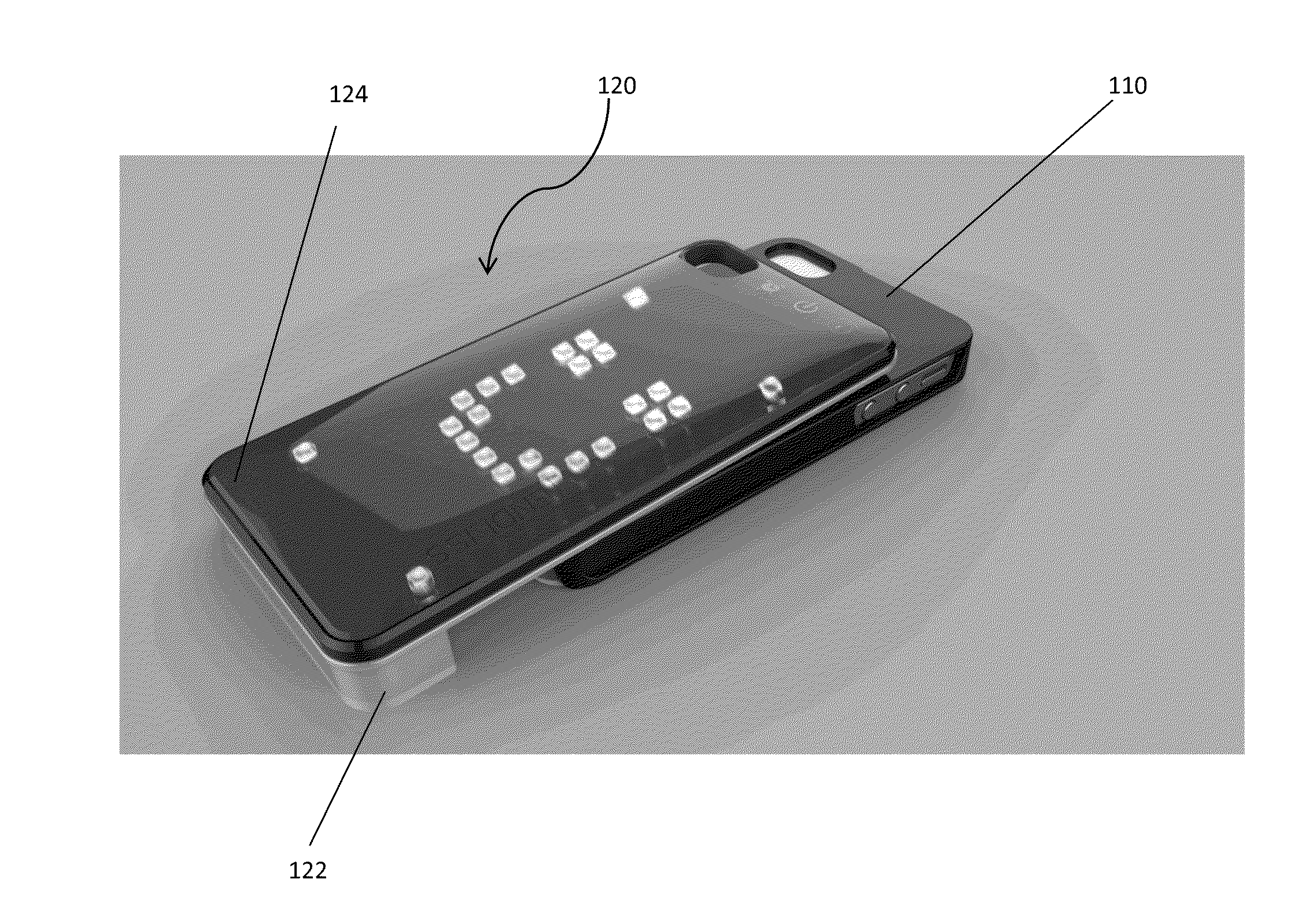 Mobile device case with interchangeable display