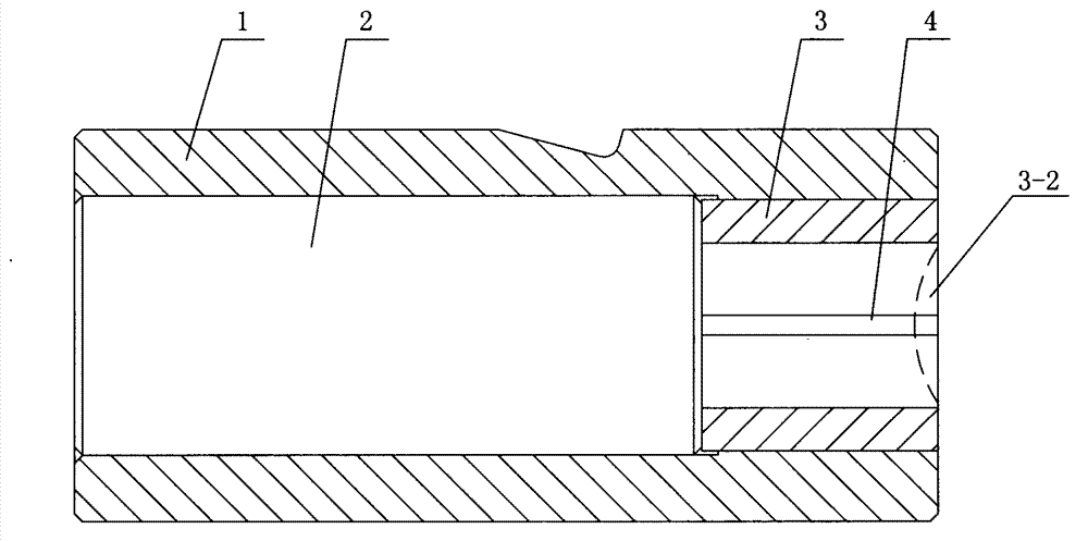 Inlay type combined die structure