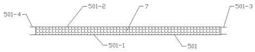 Inserting type container house side plate