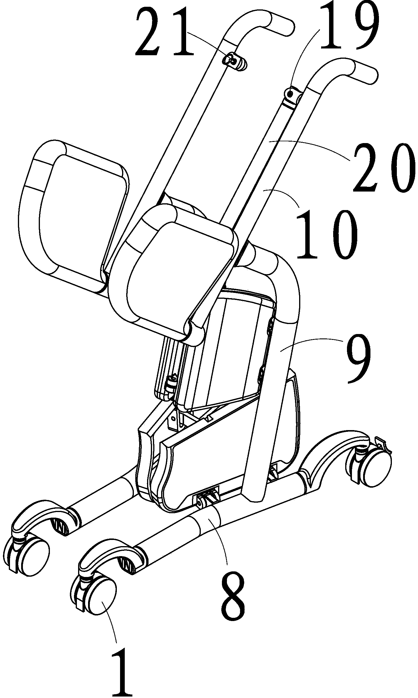 Foldable shifting vehicle