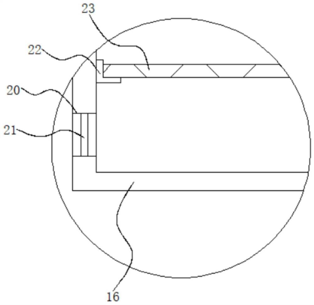 Internal cleaning and maintaining device for central air conditioner