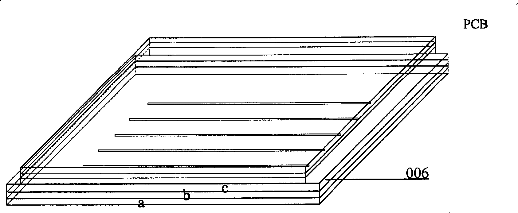 Light waveguide-layer inputting-outputting coupling interface assembly in EO-PCB board and its production