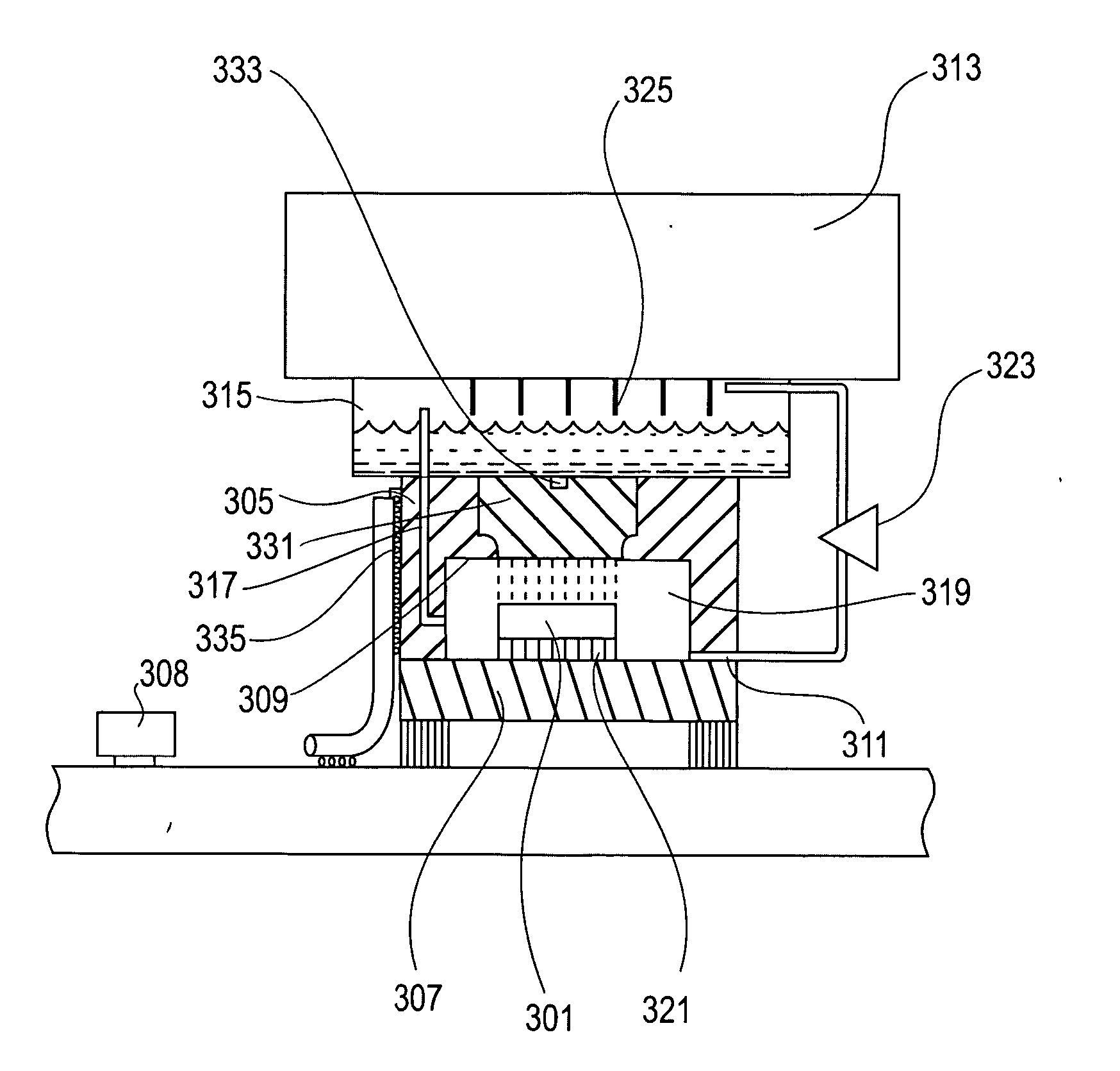 Two-fluid spray cooling system