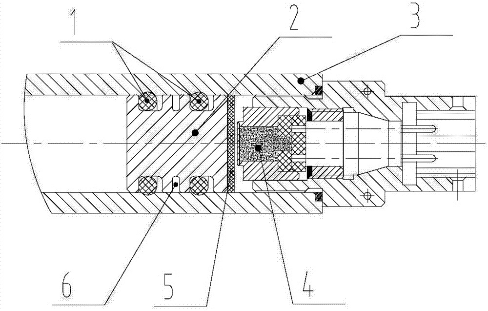 Sealing method for piston-type explosion actuating device