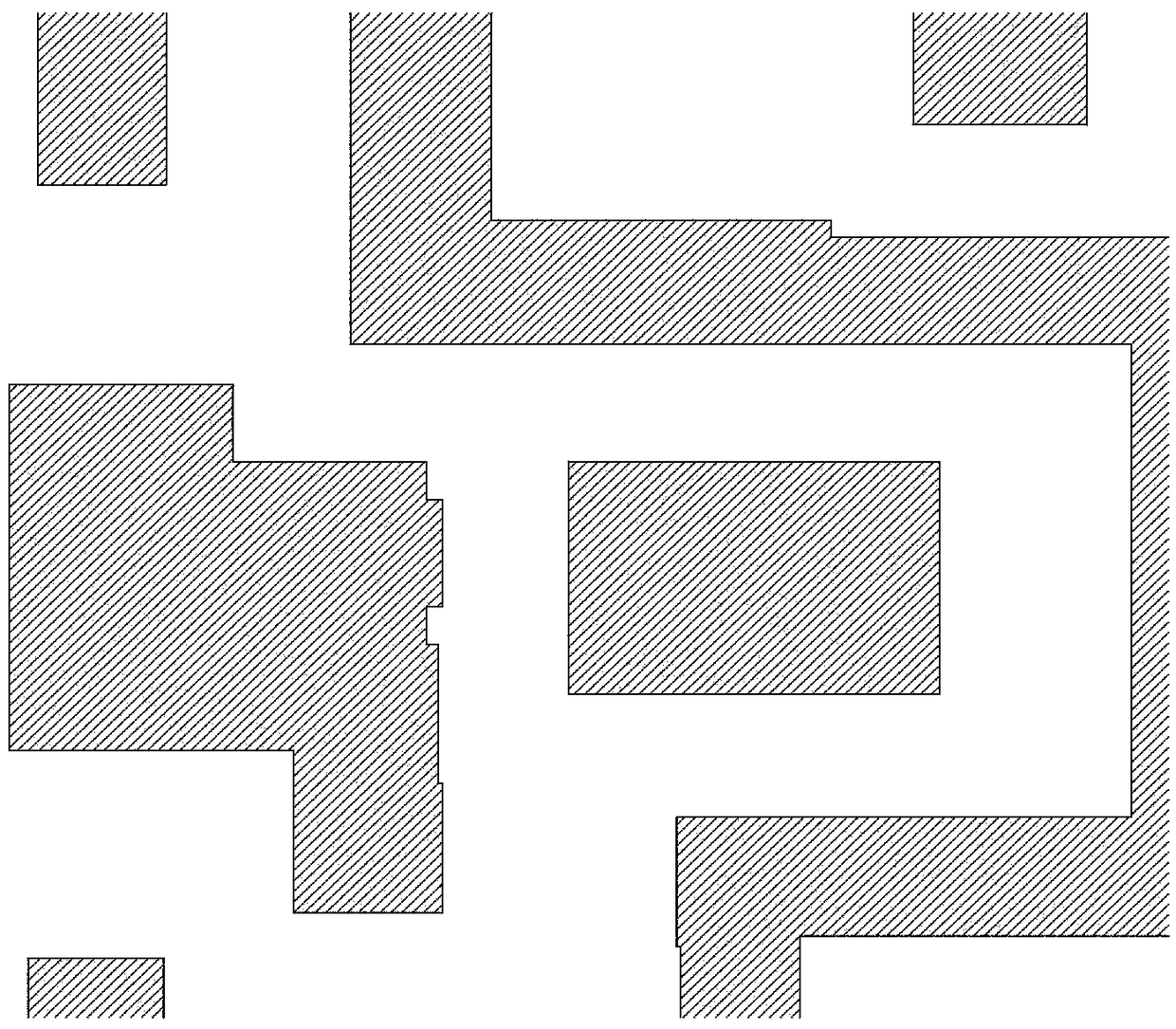 Optical proximity correction method for optimizing connection performance of through hole layers