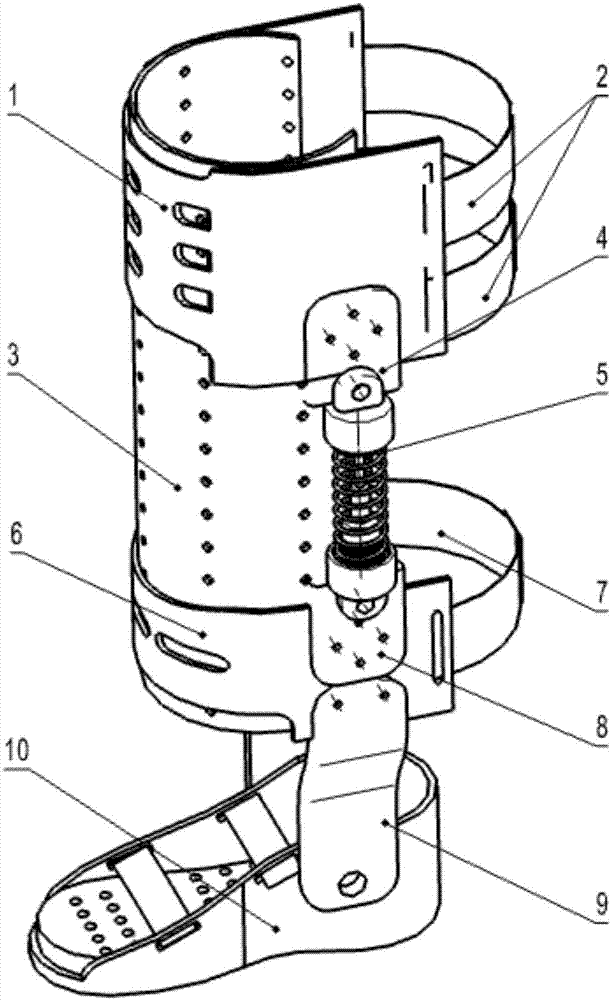 Shock-absorbing protective gear for lower limbs