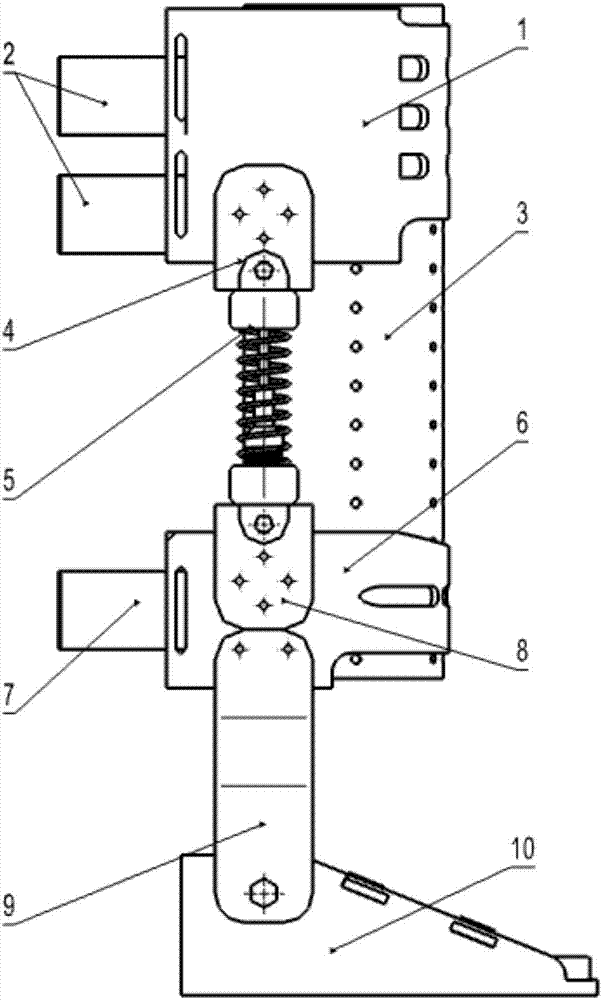 Shock-absorbing protective gear for lower limbs