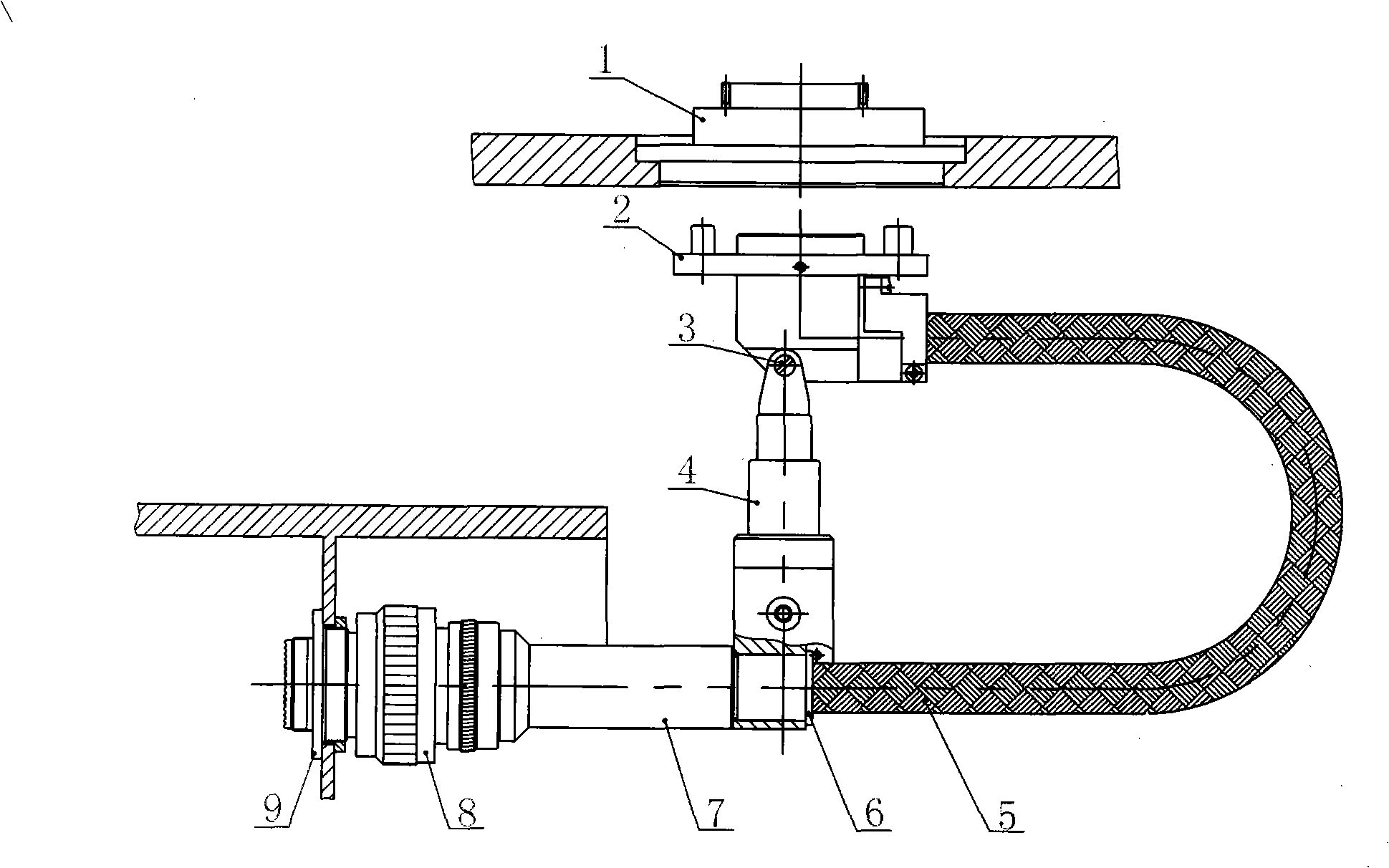 Error compensation separation electric connector