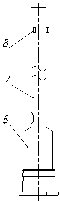 Core fixing cooling radiating system for rotating shaft