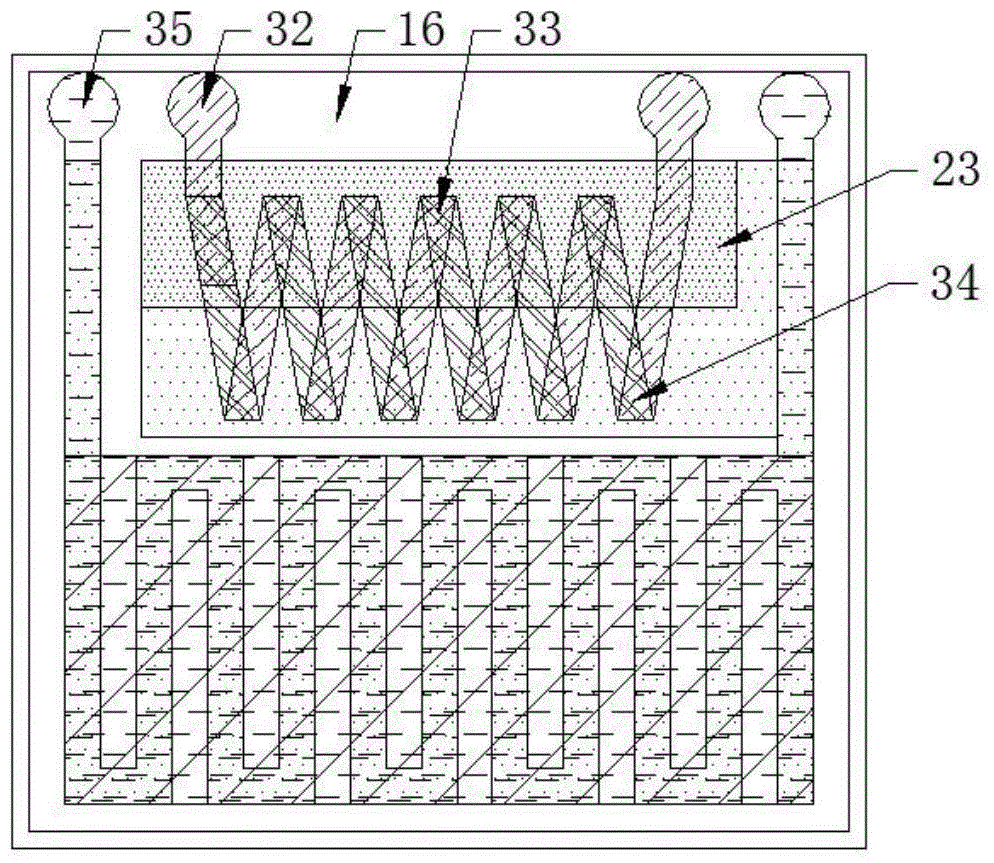 Plug-in piece for measuring internal humidity and heat flux density distribution of fuel battery