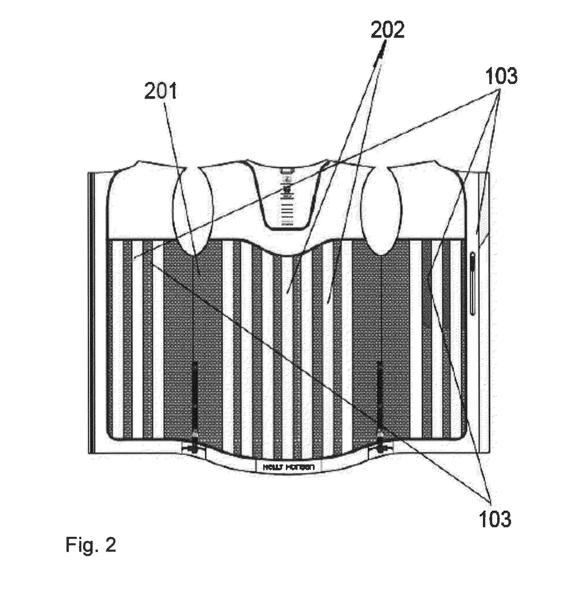 Garment with an incorporated micro climate system