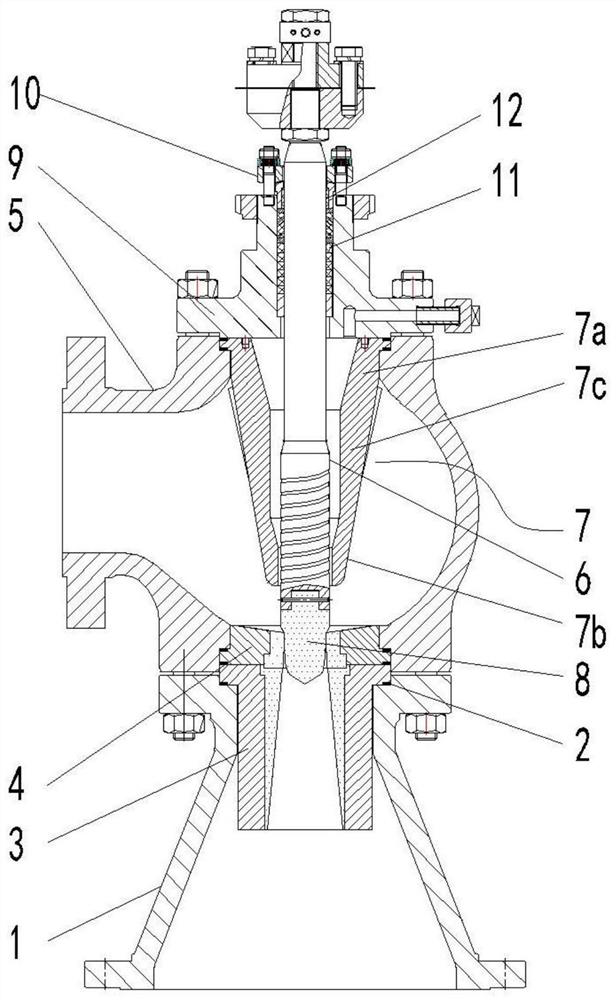 Black water regulating valve assembly