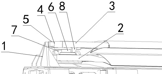 Airfoil unfolding mechanism and folding wing flight device