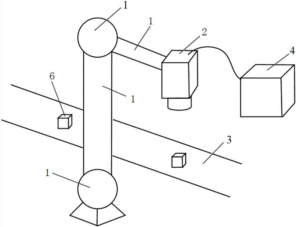 Industrial product three-dimensional shape real-time detection system based on light file single camera