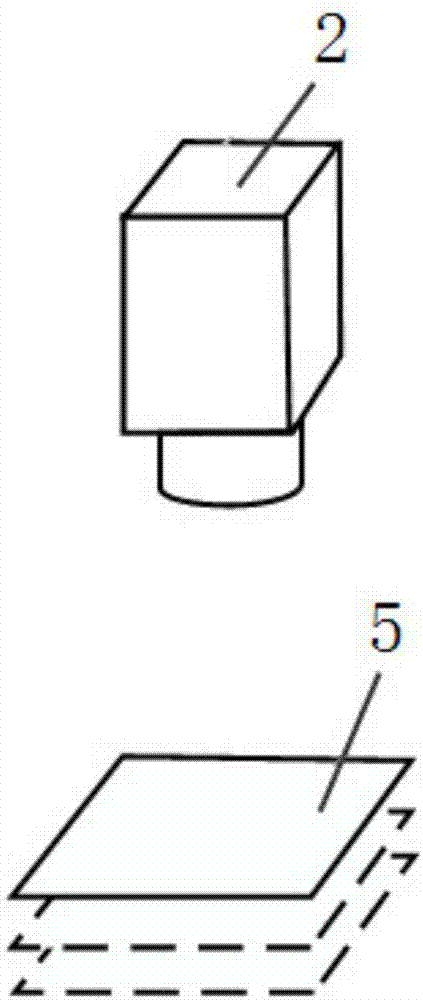 Industrial product three-dimensional shape real-time detection system based on light file single camera