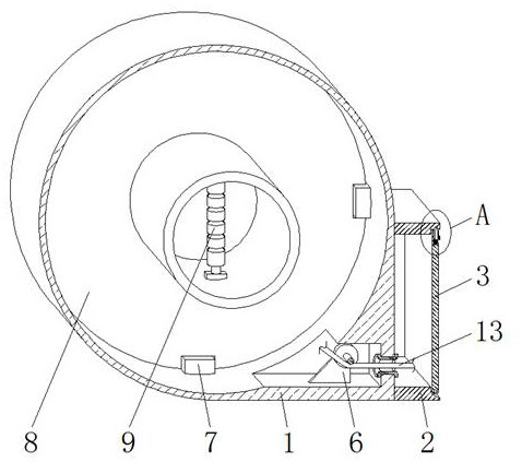 A portable auxiliary device for wire pipe threading in building power construction