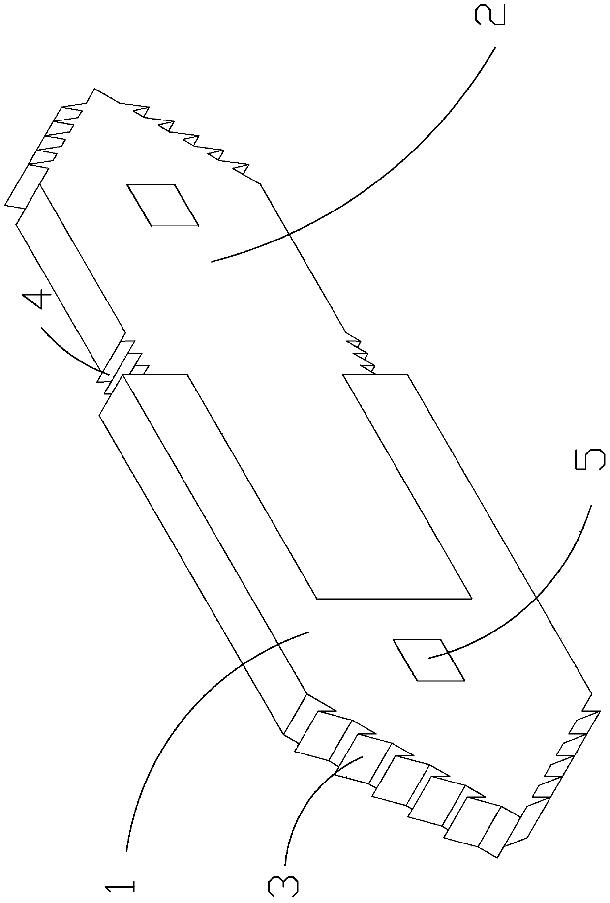 Cervical posterior approach self-locking strutting fixer