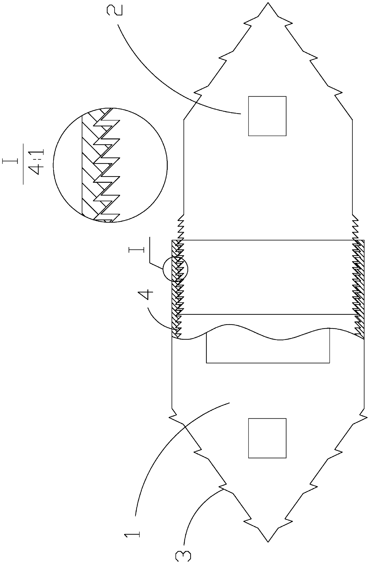 Cervical posterior approach self-locking strutting fixer