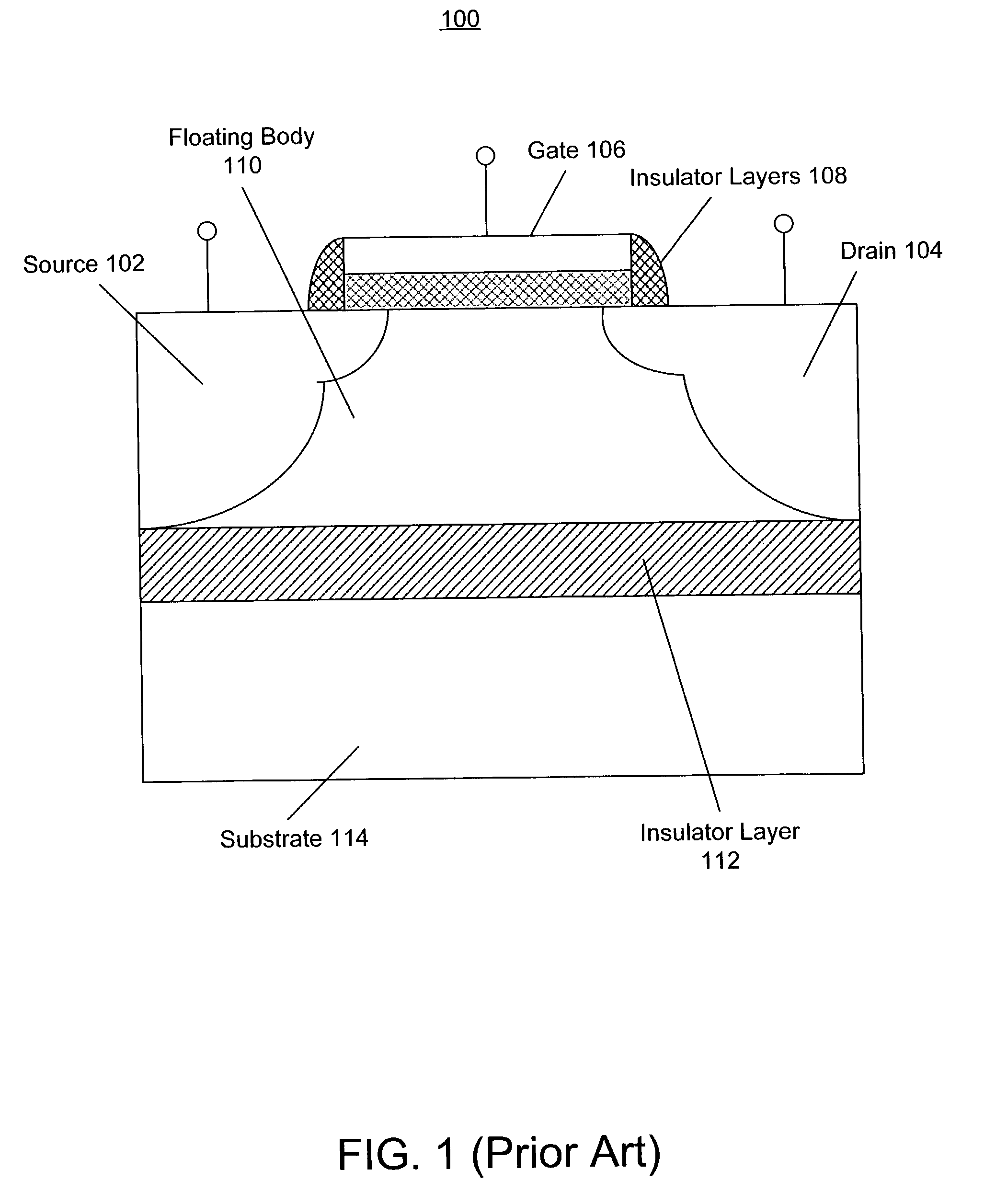 Emulation of long delay chain by ring oscillator with floating body-tied body devices