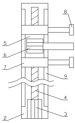 LED electronic screen convenient to maintain and having protection function