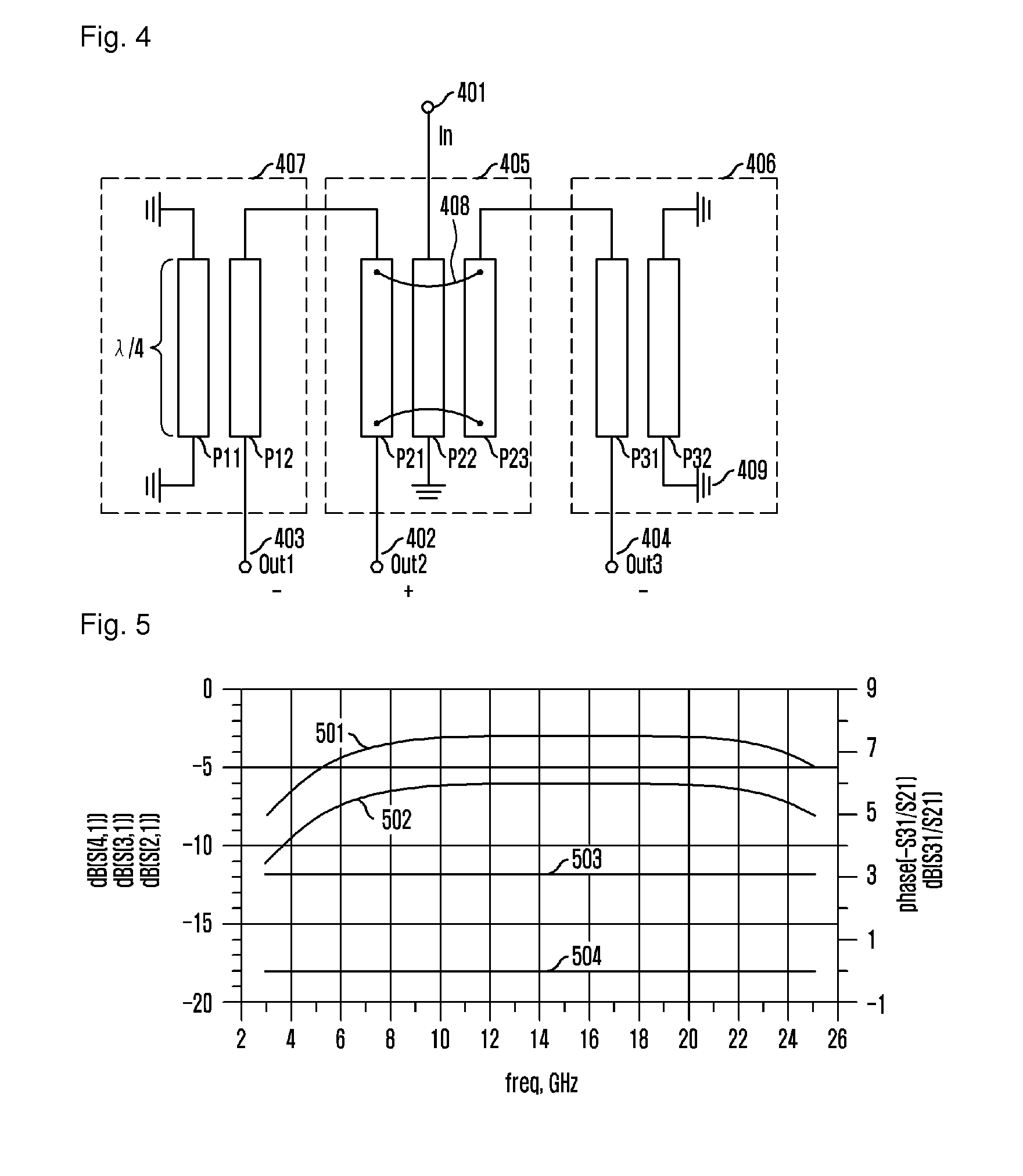 3-way balun for planar-type double balanced mixer