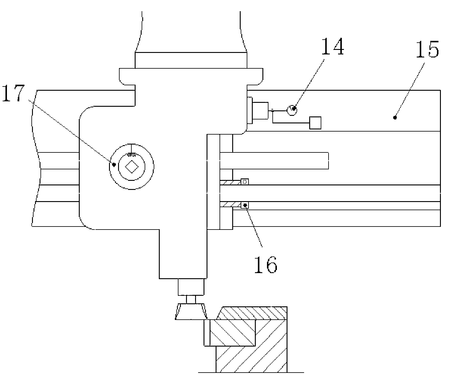 Tooth alignment clamp for ultra-long rack and positioning machining method for tooth alignment thereof