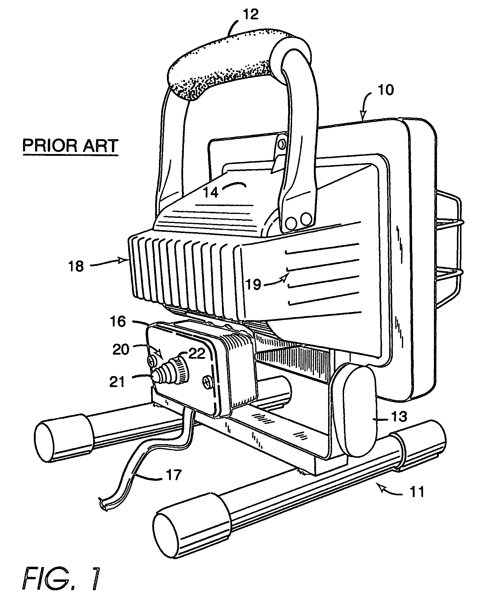 Worklight with ergonomic switch