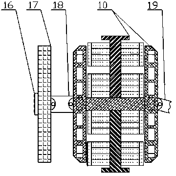 Braking device adopting magnet brake to realize vehicle locking prevention function and control method