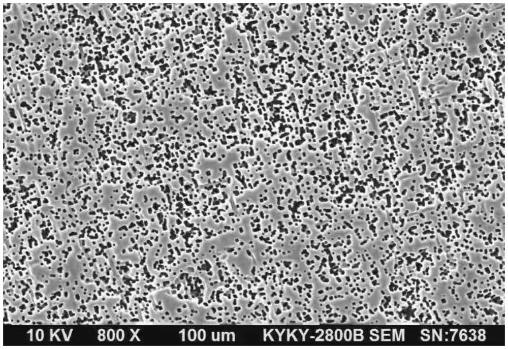 Low-voltage electronic aluminum foil for capacitor and preparation process thereof