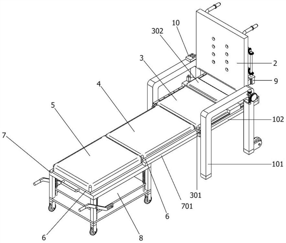 Medical accompanying device capable of reducing noise for medical ward