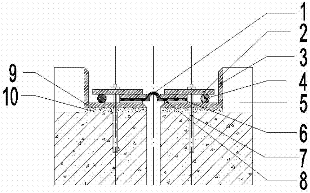 Rear replaceable type waterproof device for deformation joint of basement and installation method thereof