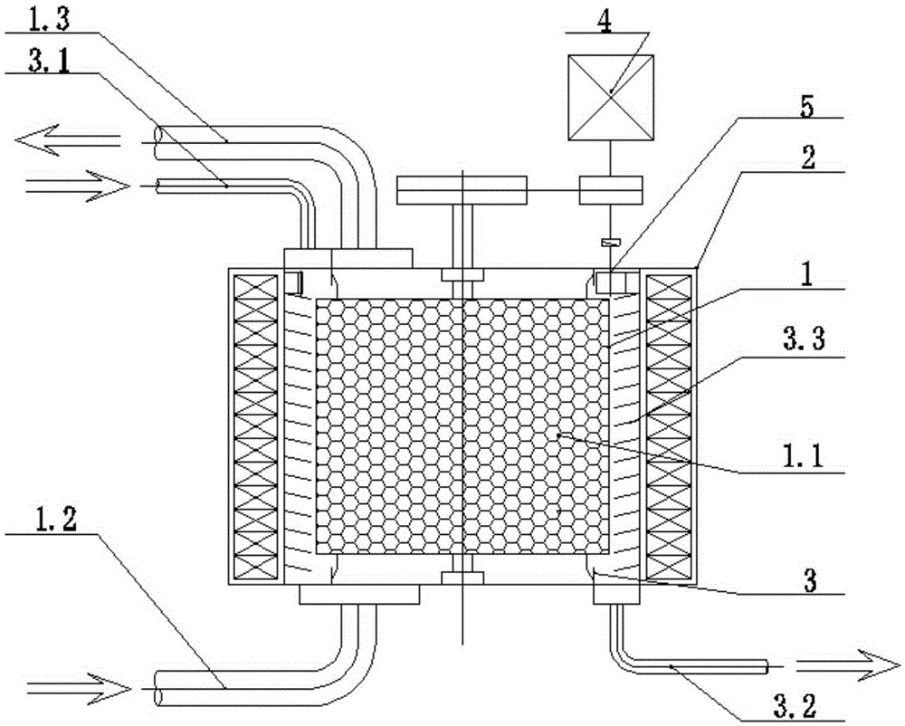 Filter core element for electromagnetic filter and purifying method thereof