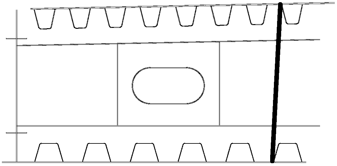 A method for longitudinal arrangement of temporary bracing for horizontal block construction of steel box girder