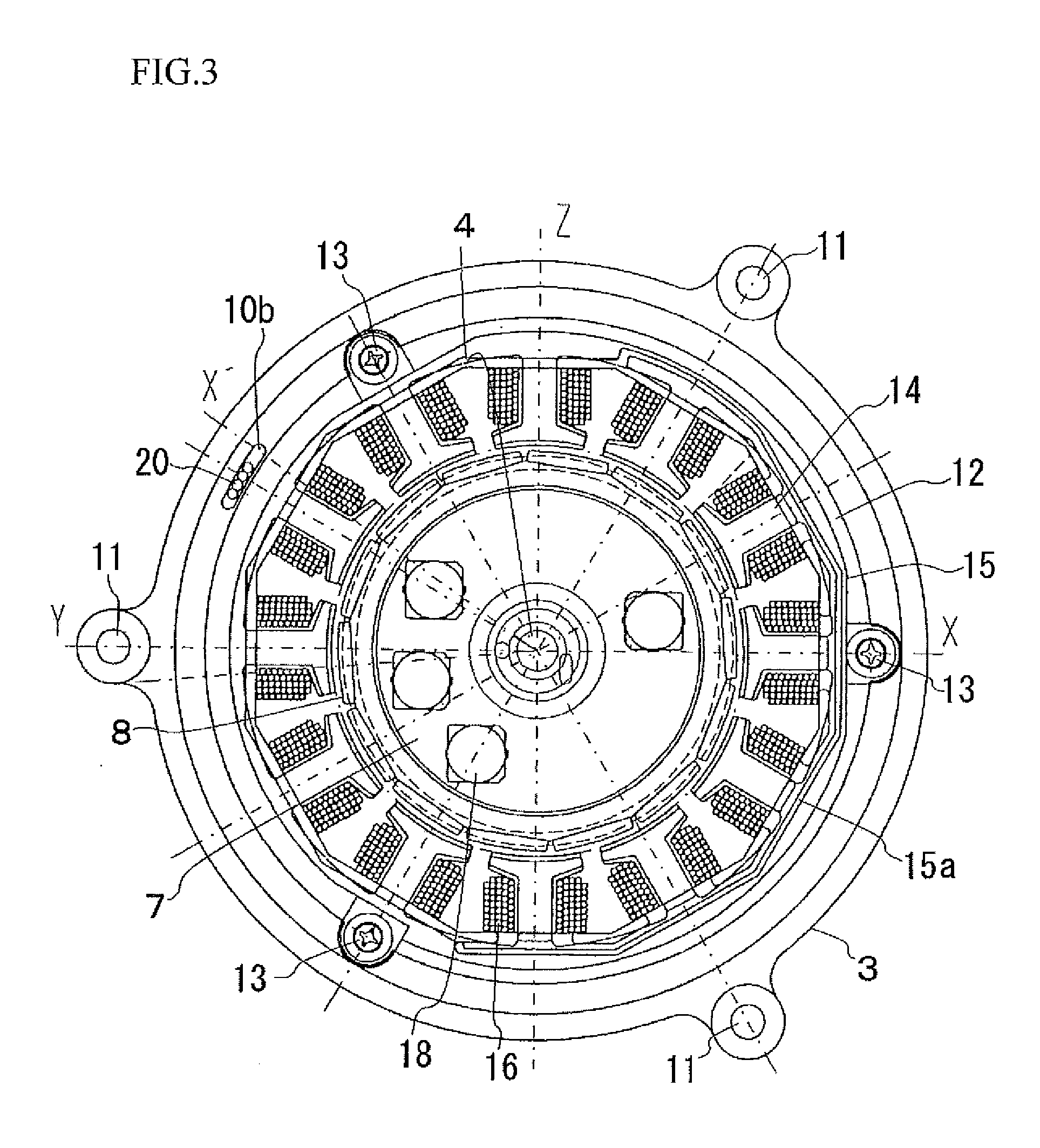 Inner rotor brushless motor