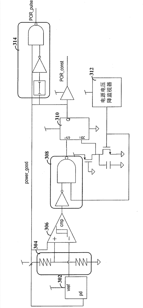 Power-on-reset circuit with low power consumption