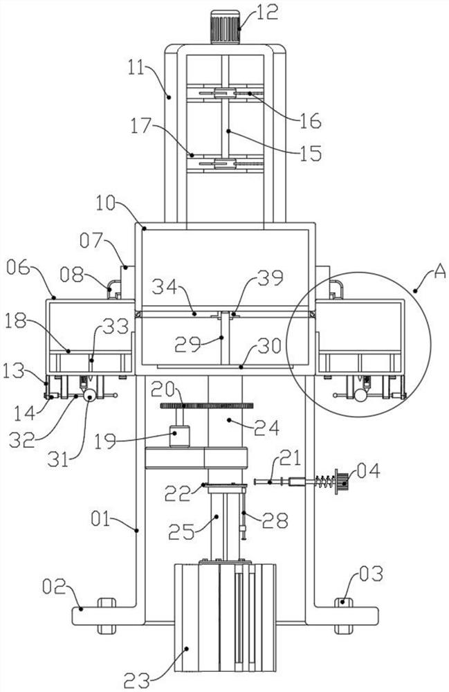 Edge folding device and method for machining composite honeycomb type aluminum gusset plate