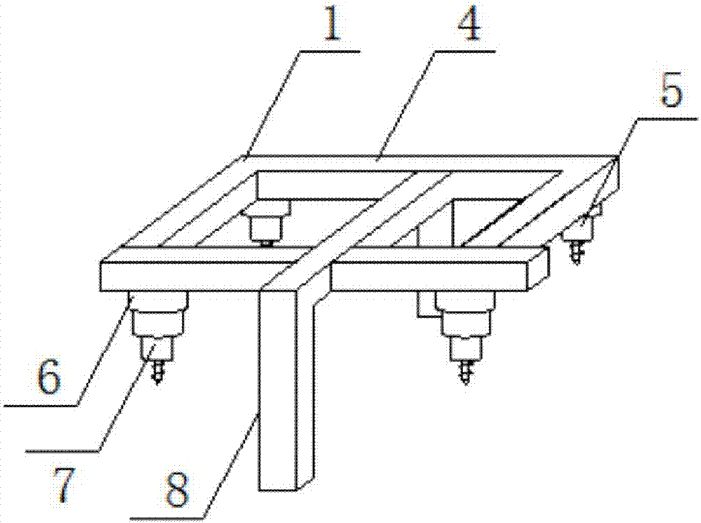 Four-edge drilling device for building boards