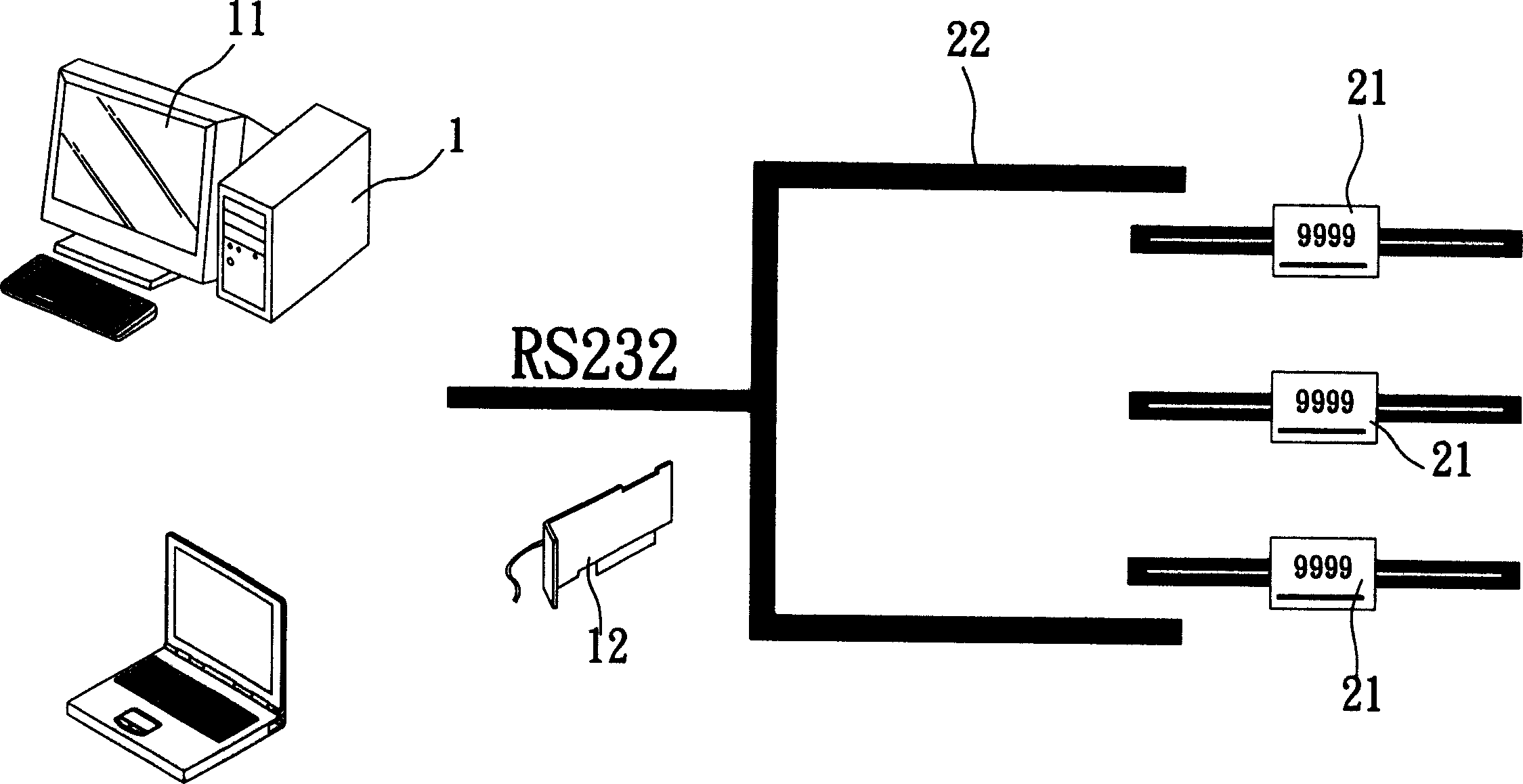 Interaction type online measuring system for foot region